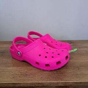 New! Crocs Classic Clogs Pink Crush Colour Size 10 Womens 8 Mens EU 41/42 Unisex